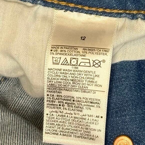 Old Navy Kitty Kat High-Rise O.G. Straight Jeans Women's 12 | Blue | EUC - Picture 8 of 12